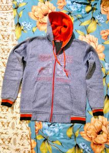Stylish Grey Hoodie