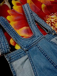 A fabulous blue colored dungaree