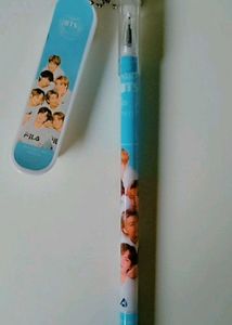 BTS And Bt21 Pens &amp; Pencil With Banana Eraser