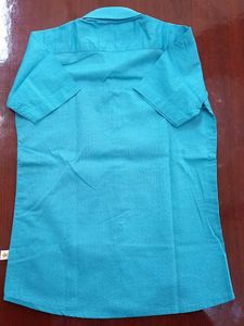 7 Y BOYS Traditional Blue Cotton Shirt