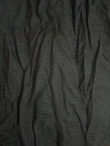 Zhenzi Black Crinkle Top