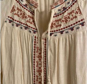 American Eagle Embroidered Blouse