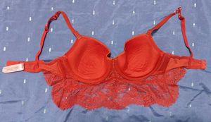 Red Lace Bra