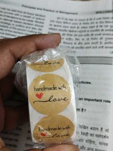 Adhesive Thank You Sticker For Small Business