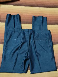 Men&#39;s Grey Fully Stitched Viscose Formal Trouser