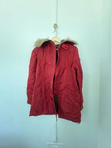 Red Hooded Jacket