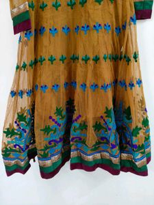 Embroidered Anarkali Dress No Return