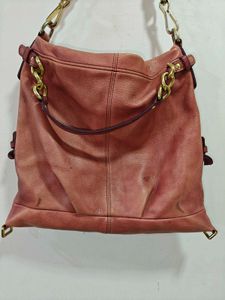 Coach Leather Shoulder Bag