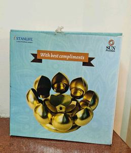 Brass Diya Set - New in Box!