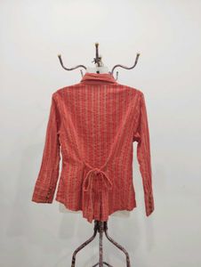 Vintage Striped Button-Down