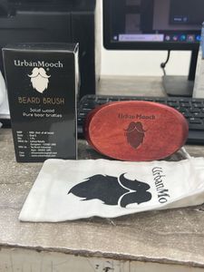 Urbanmooch Beard Brush Solid Wood Pure Baat Bristl