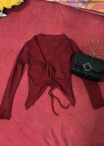 Red Aesthetic Shrug New🍷