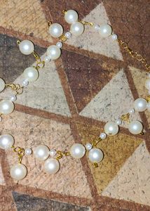 Pearl &amp; Gold Delicate Necklace