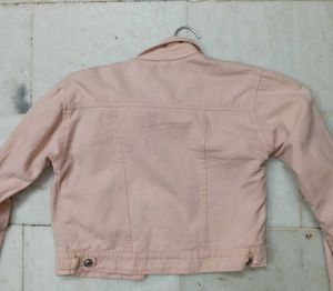 Peach Denim Jacket