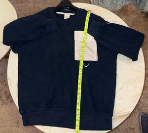 Navy Blue Fleece Sweatshirt