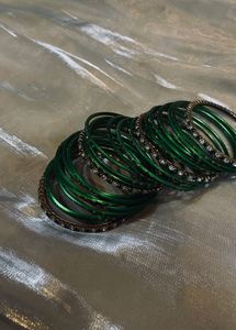 Green Bangle Set