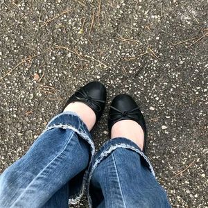 Black Ballerina Flats