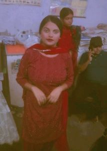 Red Embroidered Salwar Suit