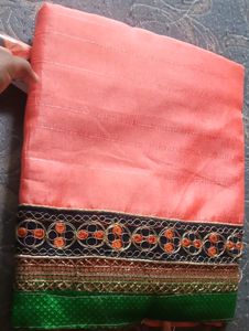 Saree With Osm Colour New One