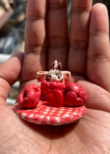 Handmade Clay Bunny Calender