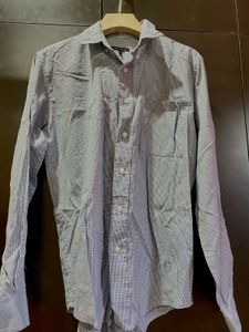 Patterned Button-Down Shirt
