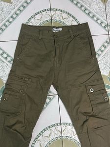 Olive Green Cargo Pants