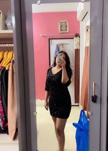 Sparkling Black Party Dress