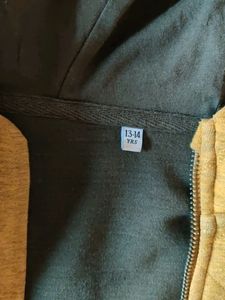 Gold Full-Zip Hoodie