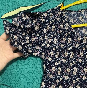 Korean Top Floral Print