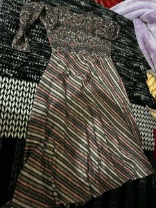 new woollen umbrella frock