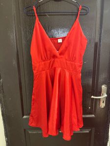 Red Slip Dress
