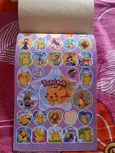 Pokemon Sticker Book New For Kids