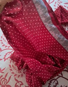 Red Polka Dot Kurta