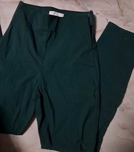 H&amp;M Green Formal Straight-leg Trousers