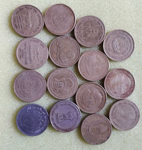 Vintage Indian Commemorative Coin Collection Set
