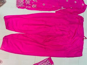 Pink Embroidered Salwar Kameez
