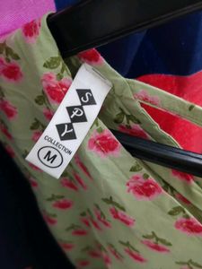 Floral Print Peplum Top