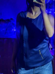 Navy Sleeveless Top - United Colors of Benetton