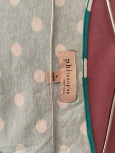 Sea Green Polka Dot Ruched Puff Sleeves Top