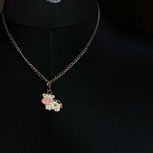Cow Pendant Necklace