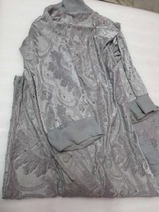 Dubai Embroidered Abaya With Stole