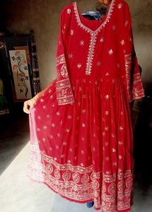 Pink Gown.1hours Wear Kiya Srif