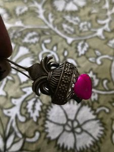 Oxidized Silver Earrings