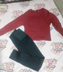 Maroon Top