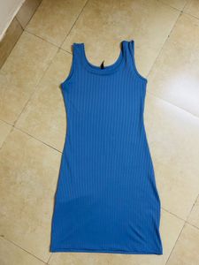 Light Blue Bodycon Mini Dress