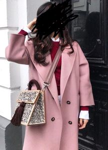 🇰🇷South Korea Imported Pink Long Coat