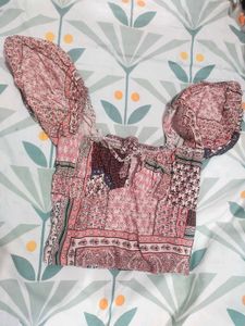 Boho Patchwork Crop Top