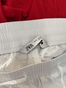 zara white pyjamas