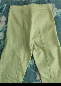 Zara hem cut denim pants