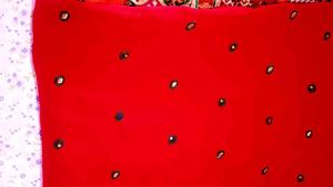 Embroidered Kurtawith Sare
